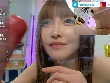 mimitan4545のStripchatでプライベートチャット
