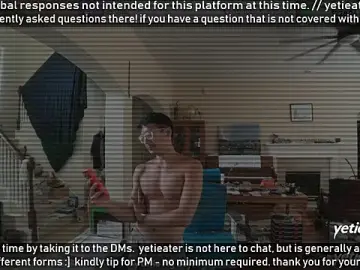yetieaterのStripchatでセックスチャット